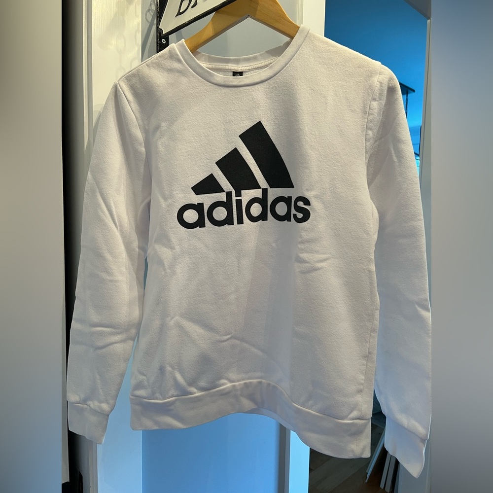 Adidas white Golf sweatshirt